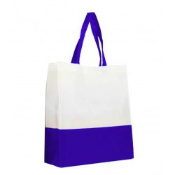 NON WOVEN BAG 2TONE-BLUE